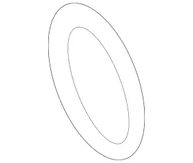 1c3z-6k649-ba Ford Genuine Engine Oil Cooler Gasket