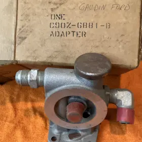 C9oz-6881-b Ford 428 Scj Oil Cooler Adapter Nos
