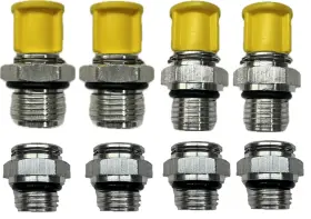 6a968-c Ford Oem New 11-26 3.5l Ecoboost 8 Coolant Jiffy Fittings Turbo Engine Sides