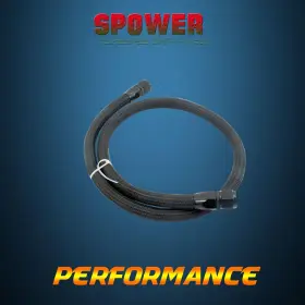 An10 Ford 752876642630 Nylon Braided Oil Fuel Line Hose 1.2m Straignt Swivel Fitting Blcak An10 Ford 752876642630 Nylon Braided Oil Fuel Line Hose 1.2m Straignt Swivel Fitting Blcak