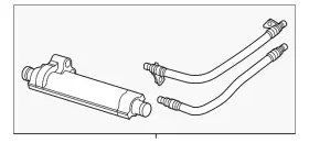 9w7z-6a642-e Ford Genuine Oil Cooler