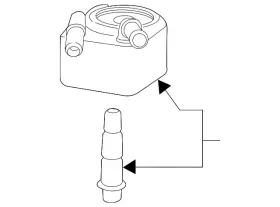 Dk4z-6a642-a Ford Genuine Oil Cooler