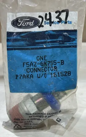 F5az-6k755-b Ford F5az6k755b Genuine Oem Oil Cooler Connector / Adapter New Old Stock