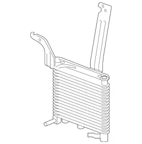 Fr3z-6a642-b Ford Genuine Oil Cooler