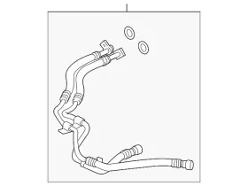 Fr3z-6b850-b Ford Genuine Water Pipe