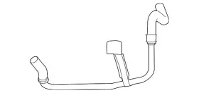 Jl2z-6n867-a Ford Genuine Cooler Line