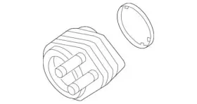 Assembly-l1mz-6a642-b Ford L1mz-6a642-b Genuine Explorer 2020-2025- Engine Oil Cooler