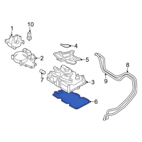 3c3z9n693a Ford Oe For E-350 Super Duty 2006-2010 Engine Oil Cooler Gasket