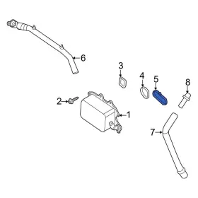 Lc3z6l621b Ford Oe For F-350 Super Duty 2020-2024 Engine Oil Cooler Gasket