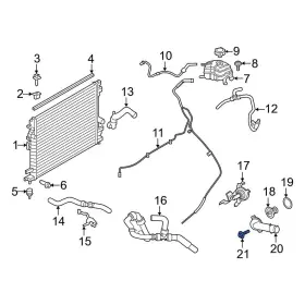 W503277s437 Ford Oe For F-150 2015-2020 Engine Oil Cooler Bolt