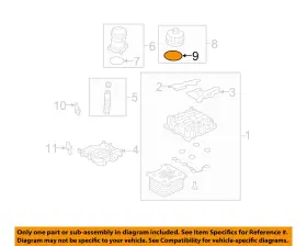 3c3z6840aa Ford Oem 04-10 E-350 Club Wagon Cooling Oil Cooler-cap Seal