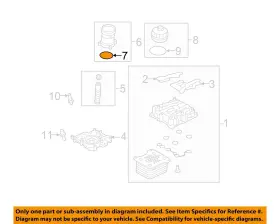 3c3z6a831aa Ford Oem 08-10 F-250 Super Duty Cooling Oil Cooler-housing Seal