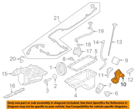 9l3z6881b Ford Oem 09-14 Expedition F-150 Navigator Engine Parts-adapter