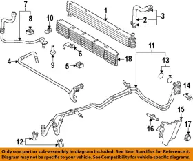 Bl3z7b147a Ford Oem 11-17 Expedition-return Pipe Support Bracket