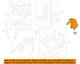 Ft4z6a642a Ford Oem 17-20 Continental Enginetransaxle Engine Parts-oil Cooler