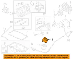 Hc3z6a642b Ford Oem 17-22 E-350 Super Duty Engine Parts-oil Cooler