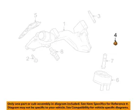 N620482s437 Ford Oem 03-19 Crown Victoria Cooling Oil Cooler-adapter Nut