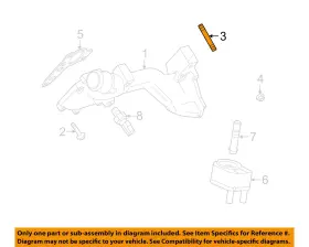 W712913s437 Ford Oem 10-19 E-150 Cooling Oil Cooler-adapter Stud
