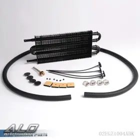 Alo541275 G-plus Aluminum 4 Row Universal Car Engine Oil Cooler Thermostat 12-3/4 Inch X 5 3/4