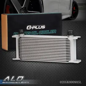 Alo542158 G-plus New Universal 16 Row An-10 Aluminum Transmission Engine Oil Cooler Silver Alo542158 G-plus New Universal 16 Row An-10 Aluminum Transmission Engine Oil Cooler Silver