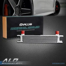 Alo745178 G-plus New Universal 7 Row An10 Aluminum Transmission Engine Oil Cooler Silver