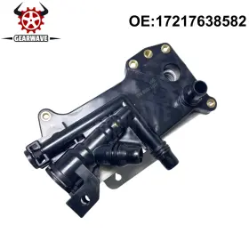 17217638582 Gearwave For Bmw F10 528i 12-16 Transmission Oil Cooler Heat Exchanger With Thermostat