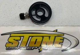 Glowshift 842559105641 Oil Cooler Sandwich Adapter Plate With 20mm Utv