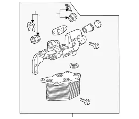 12632831 Gm Genuine Engine Oil Cooler