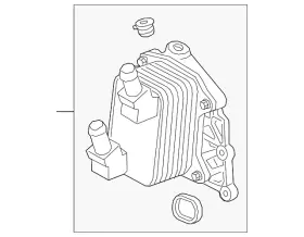 12733442 Gm Genuine Oil Cooler