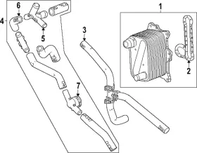 24001253 Gm Genuine Oil Cooler
