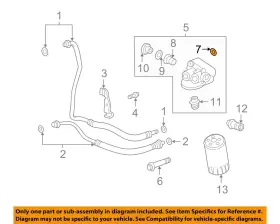 12573044 Gm Oem Cadillac 03-05 Deville 4.6l-v8 Engine Oil Cooler-adapter Gasket