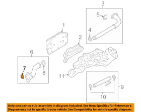24445723 Gm Oem 08-11 Astra Aveo5 G3 Cooling Oil Cooler-outlet Pipe Seal