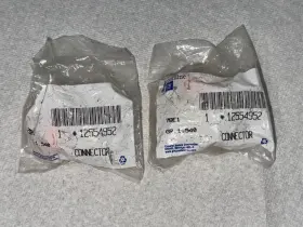 12554952 Gm Parts Lot Of 2 Connectors Nos Oem Oil Cooler Hose Connector Part#
