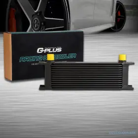 Goneparts0819-19 Goneparts New Fit For Universal 13 Row An-10 Aluminum Engine Transmission Oil Cooler Black