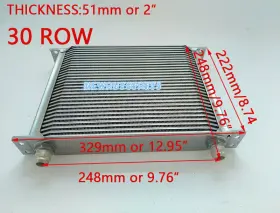 An-10an Gpi Racing Ma6c3 New 30 Row Universal Engine Transmission Oil Cooler Silver