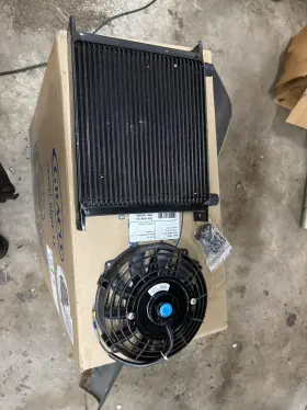 Trans04010-428 Gpi Racing 30 Row An-10 Fit For Universal Aluminum Engine Transmission Oil Cooler 7 Inch Fan