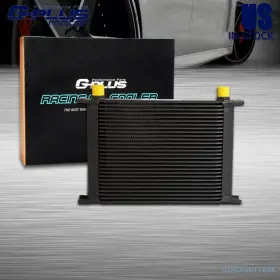 Gpl98744 Gplusmotor Universal 28 Row 10an Aluminum Transmission Engine Oil Cooler Thermostat