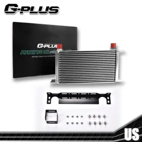 Gplus-1124-12 Gplusmotor Universal 19 Row 10an Aluminum Transmission Oil Cooler Mounting Bracket