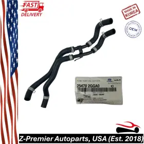 25470-2gga0 Hyundai Kia New Oem Oil Cooler Tube For 2015-2018 2.0l 2.4l