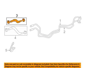 254202m301 Hyundai Oem 13-14 Genesis Coupe Cooling Trans Oil Cooler-oil Hose