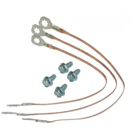 Inl13273 Inline Tube 1967 Chevrolet Chevy Chevelle V8 Engine To Body Ground Strap And Bolt Set Nos