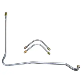 Inl30110 Inline Tube 67-68 Camaro 396 350-375 Hp Holley Pump To Carb Carburetor Fuel Line Lines 3pc