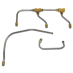 Inl30128 Inline Tube 68-69-70-71 Mopar Pump To Carb 440 3x2 Carbs 6pc With Tees