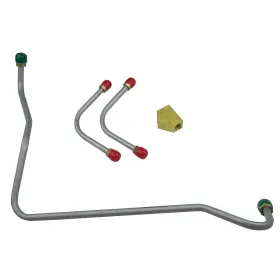 Inl30368 Inline Tube 1967-68 Chevrolet Camaro 4bbl 302 Holley Dual Feed 4pc Fuel Pump To Carb Line Oe