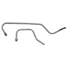 Sdbe6807 Inline Tube 1968-1971 Mopar Pump To Carb Carburetor Fuel Lines 340 Carter Avs 4bbl Stainless
