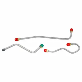 Sple6401 Inline Tube 1964 Pontiac Gto Tri Power Pump To Carburetor Carb Fuel Lines Set Kit Stainlessa