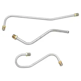 Sple6501-ebm01 Inline Tube 1965 Pontiac Gto Tri Power Pump To Carburetor Carb Fuel Lines Set Kit Stainless