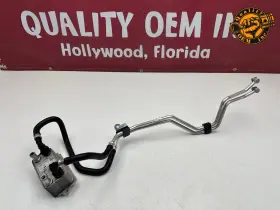 C2d19083 Jaguar 2013-2019 Xj Xjr Xf Xfr 3.0 5.0 Rwd Transmission Oil Cooler With Hose Oem