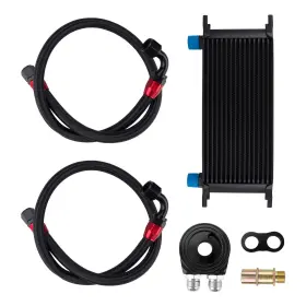 Xia222624 Kac New 16 Row Oil Cooler Universal 10an Stacked Plate Transmission Engine