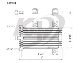 Koyorad Ec0008j Engine Oil Cooler Koyo Fits 2008 Nissan Rogue